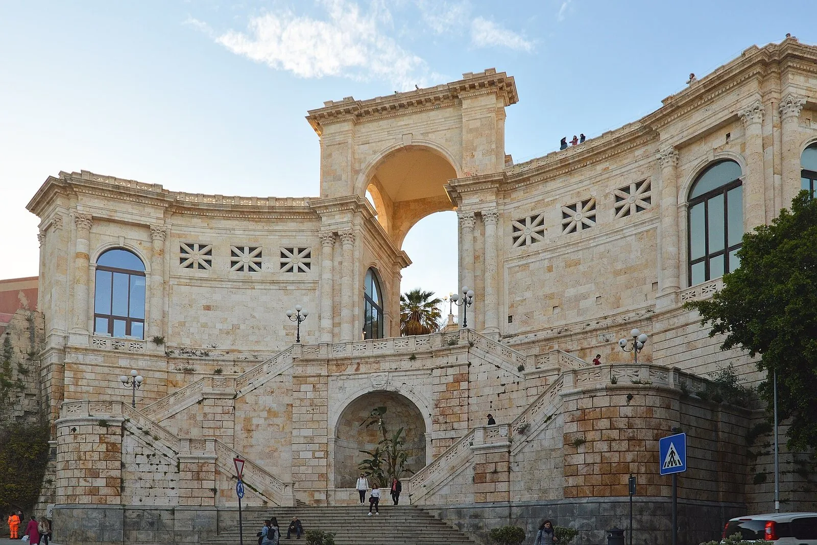 Il Bastione di Saint Remy, a Cagliari